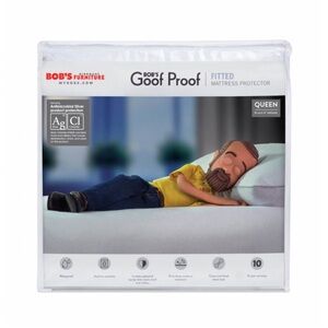 Queen Size Bob's Goof Proof Fitted Mattress Protector NEW